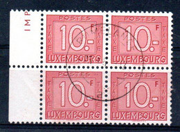 Y2-25  Luxembourg Taxes N° 35 Oblitéré à 10 % De La Côte. A Saisir !!! - Postage Due