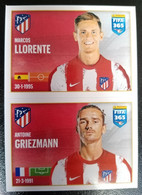 Figurina Panini 2022 Sticker Fifa 365 2021-22 Marcos Llorente Antoine Griezmann Atletico Madrid N 102 - Autres