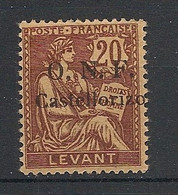 CASTELLORIZO - 1920 - N°Yv. 20 - Type Mouchon 20c Brun - Neuf * / MH VF - Nuevos