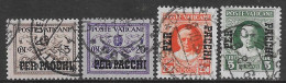 Vaticano Vatican 1931 Pacchi Conciliazione Soprastampato 4val Sa N.PP1,PP3,PP11-PP12 US - Paquetes Postales