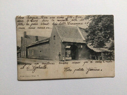 Carte Postale Ancienne (1907) Mouscron La Ferme Six - Mouscron - Möskrön