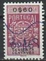 Fiscal/ Revenue, Portugal - Estampilha Fiscal -|- Série De 1940 - 0$60 - Usado