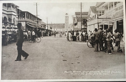 British Guyana…….Georgetown………..View Of Water Street………Ca 1945 - Guyana (antigua Guayana Británica)