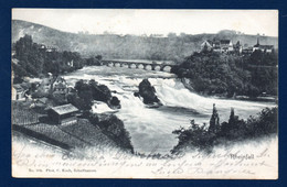 Suisse. Neuhausen Am Rheinfall. Pont Ferroviaire (1857). Château De Laufen ( Flurlingen). 1902 - Neuhausen Am Rheinfall