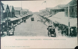 British Guyana…….Georgetown……Demerara…Water Street………Ca 1900 - Guyana (ex-Guyane Britannique)