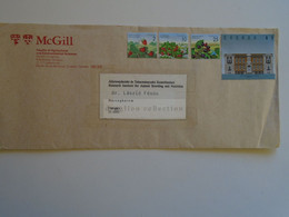 D185217  Canada Cover - 1994  McGill  Faculty Of Agricultural And Environmental Sciences -sent To Herceghalom - Hungary - Briefe U. Dokumente