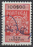 Fiscal/ Revenue, Portugal - Estampilha Fiscal -|- Série De 1940 - 100$00 - Usati