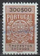 Fiscal/ Revenue, Portugal - Estampilha Fiscal -|- Série De 1940 - 300$00 - Oblitérés