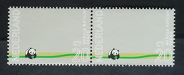 Nederland 1971 Mi 966 (NVPH 993) Paar/pair - WNF-panda Beer (MNH/postfris) - Nuevos