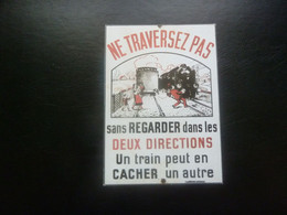 Carte Affiche SNCF éditée  Pour L'inauguration De La Rame TGV  Ville De Bourg (01) En 1983 - Otros
