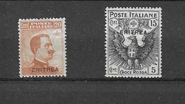 Italien/Kol./Eritrea - Selt./postfr./ungebr. Lot Diverser Marken Aus 1916/18 - Eritrea