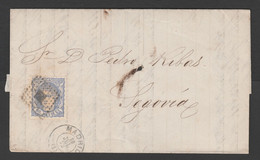 1870 Sobreescrito Matrona Ed 107 De 50 Milésimas. Fechador Madrid - Briefe U. Dokumente