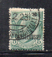 Y1896 - CASTELROSSO 1922, Sassone Il 5 Cent N. 1 Usato - Castelrosso