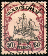 Germany,Caroline Islands,50 Pfennige Mi#14,cancell:Yap,03.12.1904,,as Scan - Karolinen