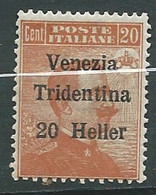 Italie - Trentin - Yvert N° 30 *  1 Valeur Neuve Avec Charnière - Bip0436 - Trente