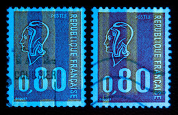 1974 Marianne De Béquet N°1816 (2 Variétés Phosphore) - Gebruikt