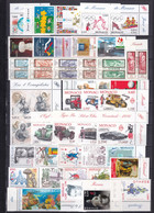 MONACO - 2000 - ANNEE COMPLETE ** MNH - LARGEMENT SOUS FACIALE ! - 65 TIMBRES+1 CARNET+1 BLOC- COTE = 240 EUR. - 3 PAGES - Années Complètes