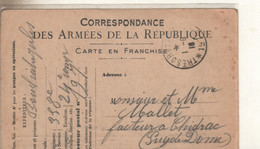 CORRESPONDANCE DES ARMEES DE LA REPUBLIQUE ( CHIDRAC ) - Guerre 1914-18