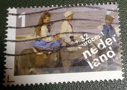 Nederland - NVPH - 3235 C - 2014 - Gebruikt - Cancelled - Kinderzegels - Kinderen Rijksmuseum - Op Ezeltjes - Used Stamps