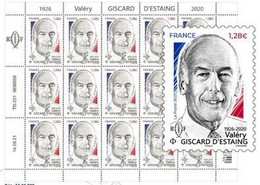 Bloc Feuillet Giscard D'Estaing - Nuevos