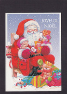 CPM Père Noël Santa Claus Non Circulé Paillettes En Relief - Kerstman