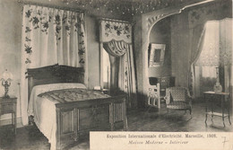 France (13 Marseille) - Exposition Internationale D'Electricité 1908 - Maison Moderne - Intérieur - Mostra Elettricità E Altre