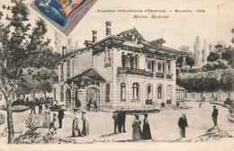 France (13 Marseille) - Exposition Internationale D'Electricité 1908 - Maison Moderne - Exposition D'Electricité Et Autres