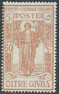 1926 OLTRE GIUBA PRO ISTITUTO COLONIALE 60 CENT MNH ** - RA15-2 - Oltre Giuba