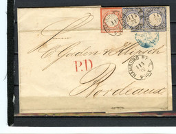 GERMANY 1872 COVER NO MAIL INSIDE STAMPS DEFECTS - Brieven En Documenten