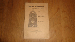 HORLOGE ASTRONOMIQUE DE SAINT JEAN DE BESANCON Notice Par R Goudey 1927 Régionalisme France Horlogerie Technique - Franche-Comté