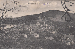 A1496) WERTHEIM A. M. - Baden - Tolle Ansicht Mit Häusern Usw. ALT ! 1921 - Wertheim
