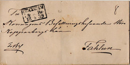 SUEDE 1839 STOCKHOLM-FAHLUN - ... - 1855 Préphilatélie