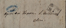 SUEDE 1855 OREBRO-NORA - ... - 1855 Préphilatélie