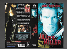 "JILL THE KILLER" -Jaquette Originale SPECIMEN Vhs Secam PARAMOUNT -de ANTHONY HICKOX Avec Dolf Lundgren - Action, Adventure