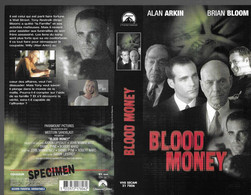 "BLOOD MONEY" -Jaquette Originale SPECIMEN Vhs Secam PARAMOUNT -de AARON LIPSTADT - Action, Adventure