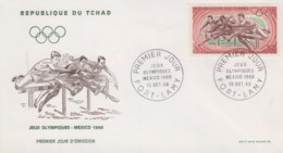 Enveloppe  FDC  1er  Jour    TCHAD   Jeux   Olympiques   MEXICO   1968 - Summer 1968: Mexico City