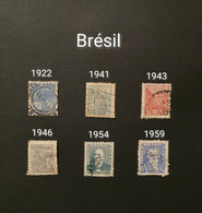 Lot De Timbres Oblitérés Pays Brésil - Lots & Serien