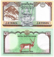 Nepal 10 Rupees 2020 UNC - Népal