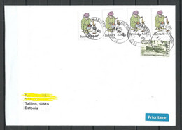 DENMARK Dänemark 2021 Cover To Estonia O Taastrup - Covers & Documents