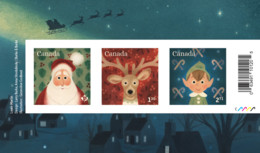 2021 Canada Christmas Santa Elf Reindeer Mini Sheet MNH - Nuovi