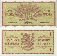 Finland 1 Markka. 1963 Unc. Banknote Cat# P.98a [sign 4] - Finlandia