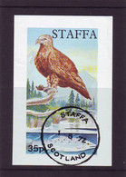 Staffa Scotland Local Issue Birds Golden Eagle And Fish 1972 Used Gestempeld - Local Issues