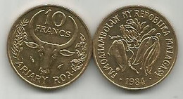 Madagascar 10 Francs 1984. High Grade - Madagascar