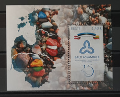 2016 - Estonia - MNH - 25th Anniversary Of Bsaltic Assembly - Souvenir Sheet Of 1 Stamp - Estland