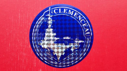 Label/sticker.Clemenceau-class Aircraft Carrier - Bateaux