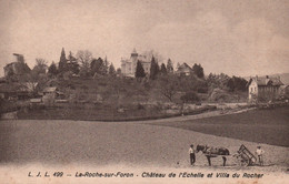 La Roche-sur-Foron (Haute-Savoie) Château De L'Echelle Et Villa Du Rocher - Edition Vve Mallinjoud - Carte N° 499 - La Roche-sur-Foron