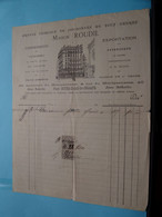 Maison ROUDIL > 89 Blvd Du Montparnasse & Rue Du Montparnasse 40 à Paris > 1900 ( Voir Photo ) Facture ! - 1900 – 1949