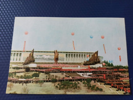 KOREA NORTH 1950s  Postcard - Pyongyang Kim Il-sung Monument Opening - Korea (Nord)