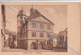 Ak Lohr Am Main Rathaus 1925 - Lohr