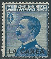 1907-12 LEVANTE LA CANEA EFFIGIE 25 CENT MNH ** - RA13-4 - La Canea